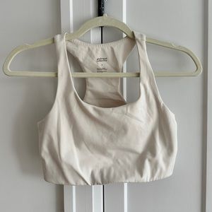 Girlfriend collective Paloma ivory sports bra